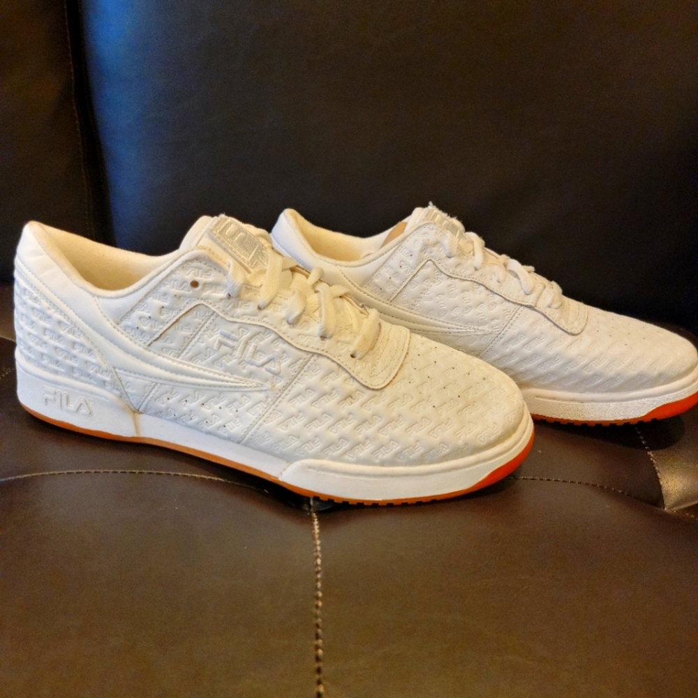 Fila. Logos. Bubble Gum Bottoms. Size 12. Excellent Condition. Authentic.